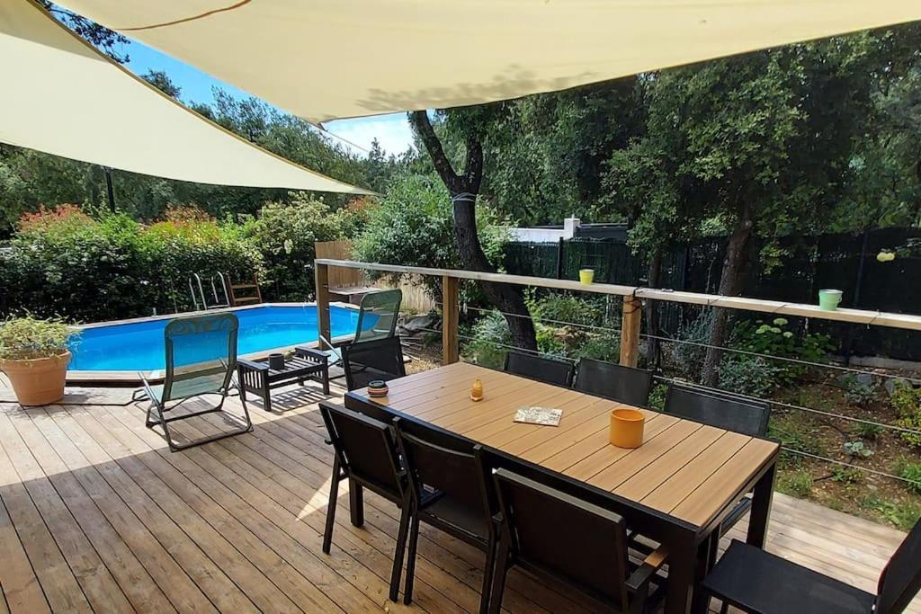 Villa Garrigue - Piscine, Parking, Maison Entiere Beaulieu  ภายนอก รูปภาพ